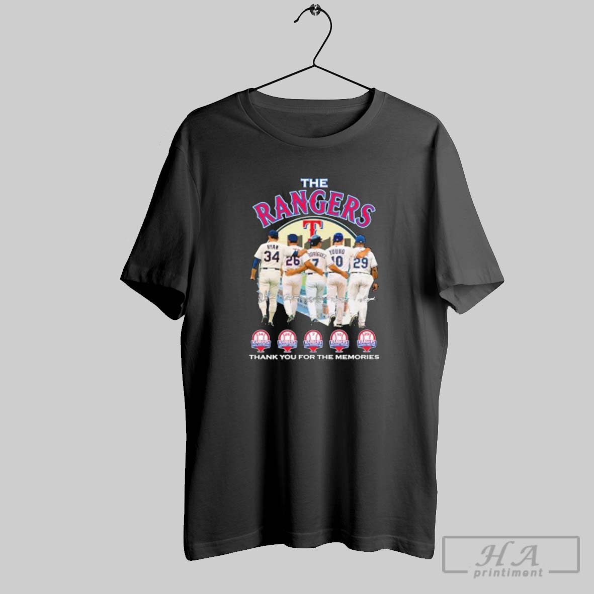 Official Official The Texas Rangers Immortals Players Shirt Tee T Shirt