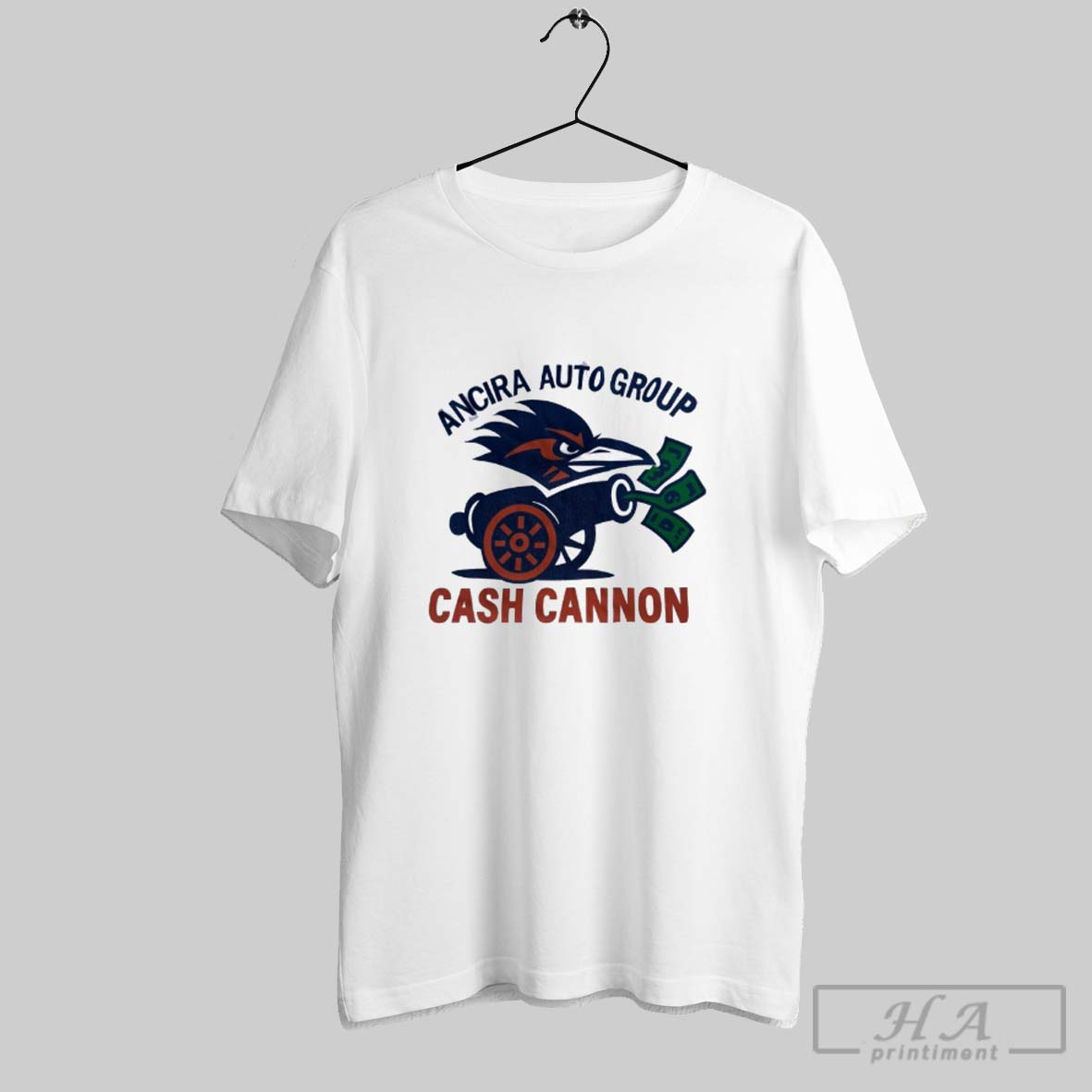 Official Official Utsa Roadrunners Ancira Auto Group Cash Cannon Tee Shirt