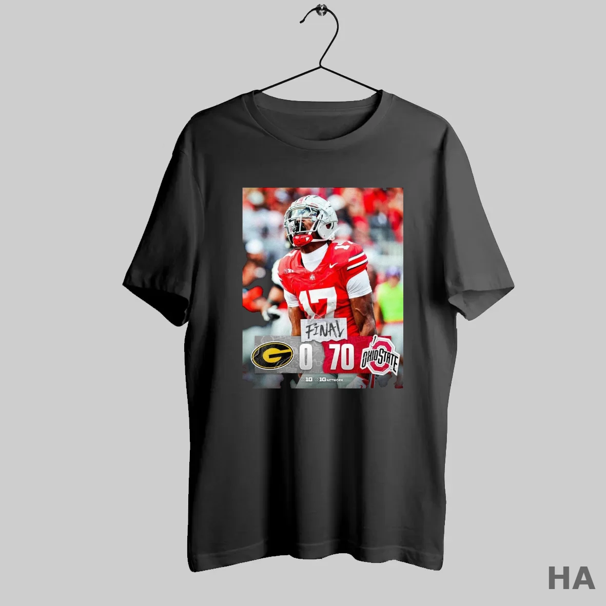 Official Ohio State Buckeyes Victory Grambling State Tigers Final Score 70 00 September 6 2025 T Shirt