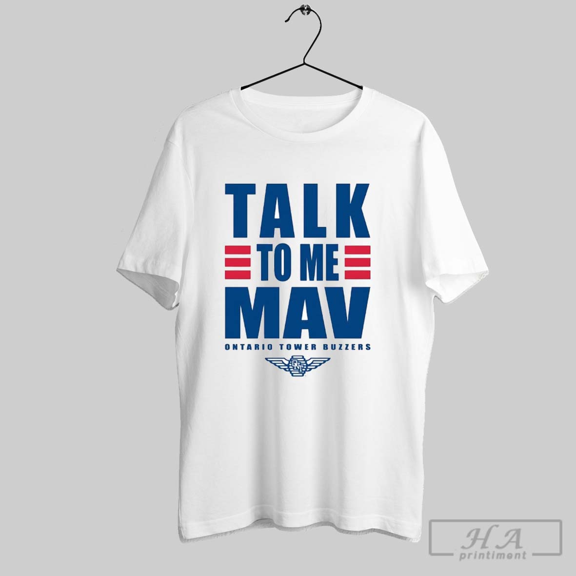 Official Ontario Tower Buzzers Talk To Me Mav Shirt