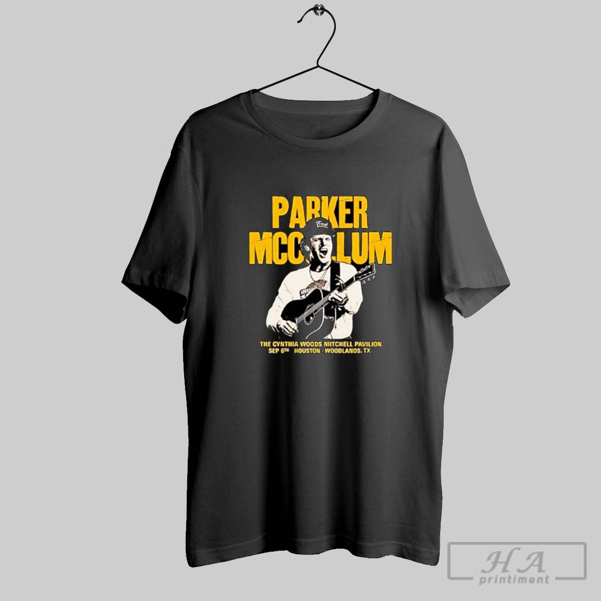 Official Parker Mccollum Live The Cynthia Woods Mitchell Pavilion Houston Tee Shirt