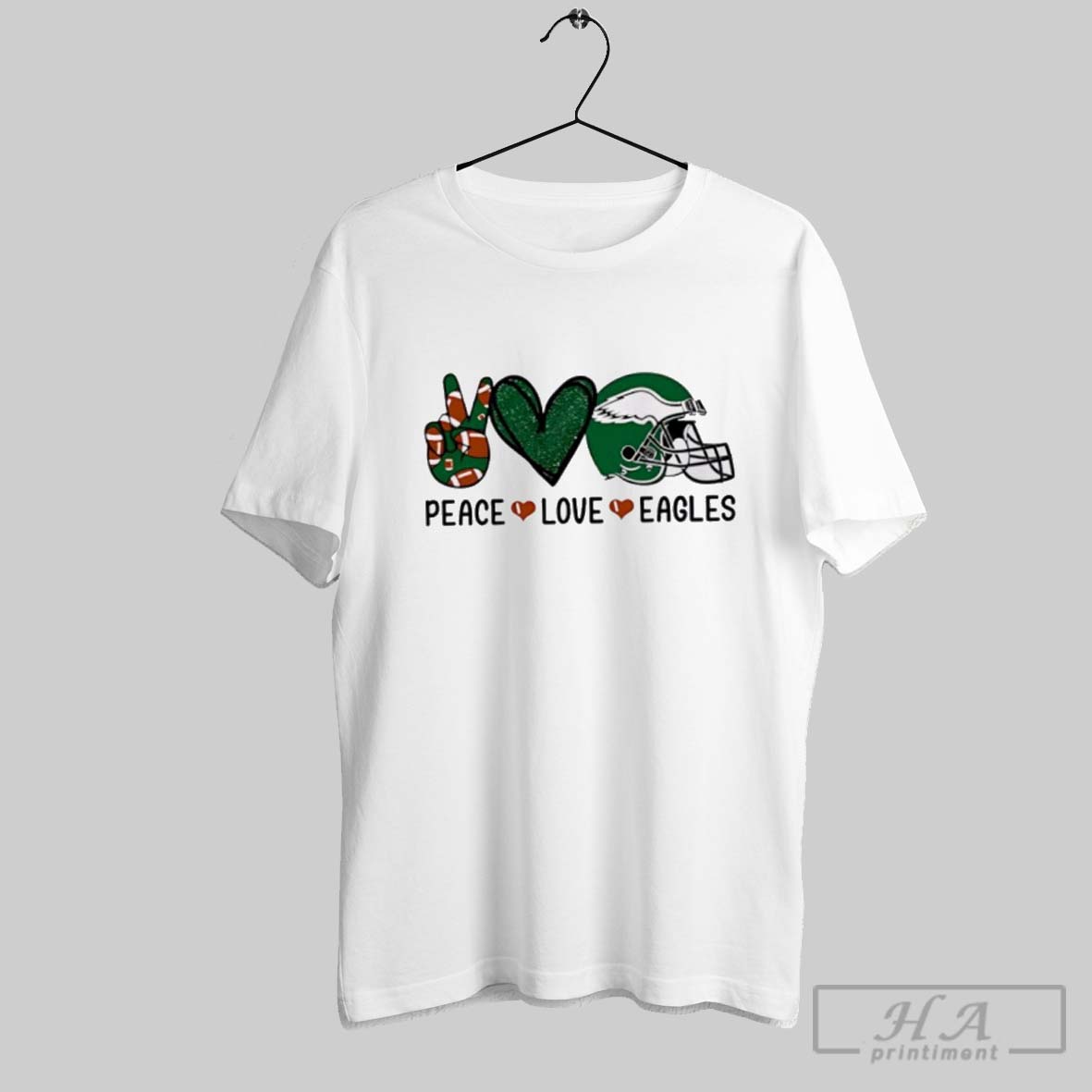 Official Peace Love Eagles Shirt Hoodie Sweater Longsleeve And V Neck T Shirt Shirt