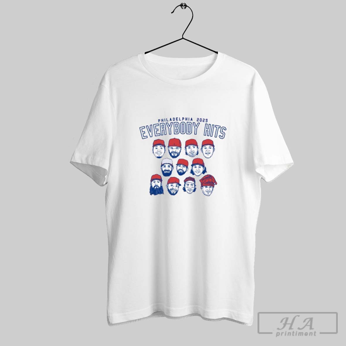 Official Philadelphia Phillies 2025 Everybody Hits Shirt Shirt