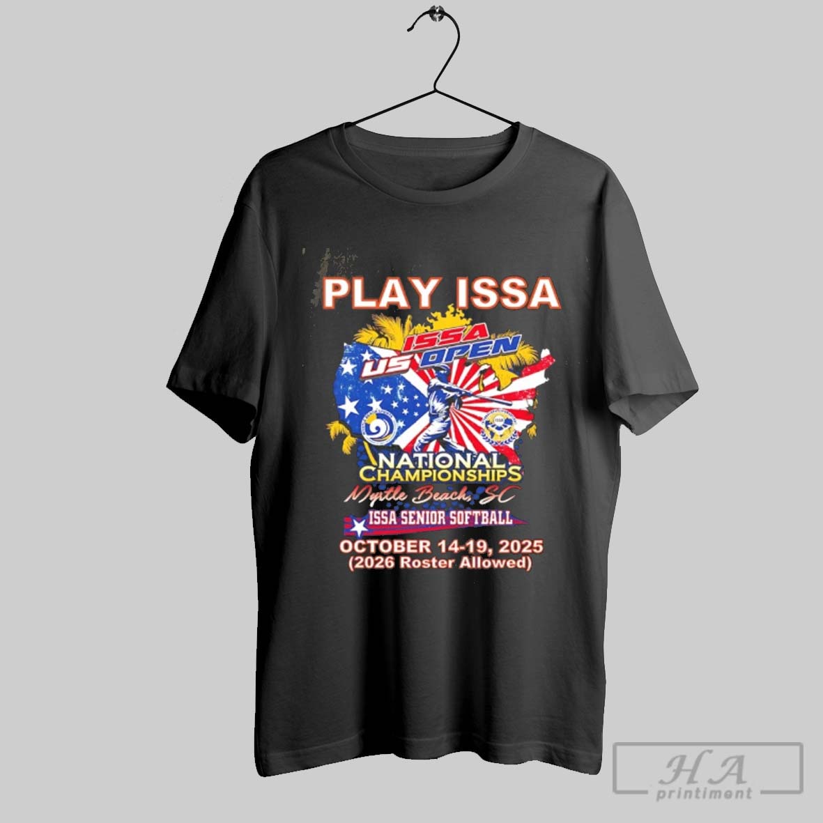 Official Play Issa Us Open 2025 National Championships Issa Senior Softball Shirt