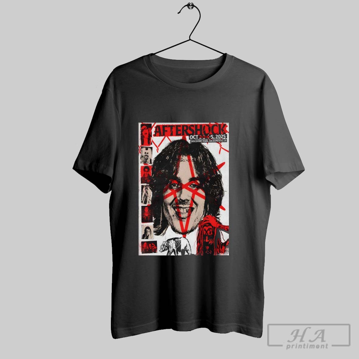 Official Poster Aftershock Discovery Park In Sacramento Ca October 2 5 2025 Tee Shirt