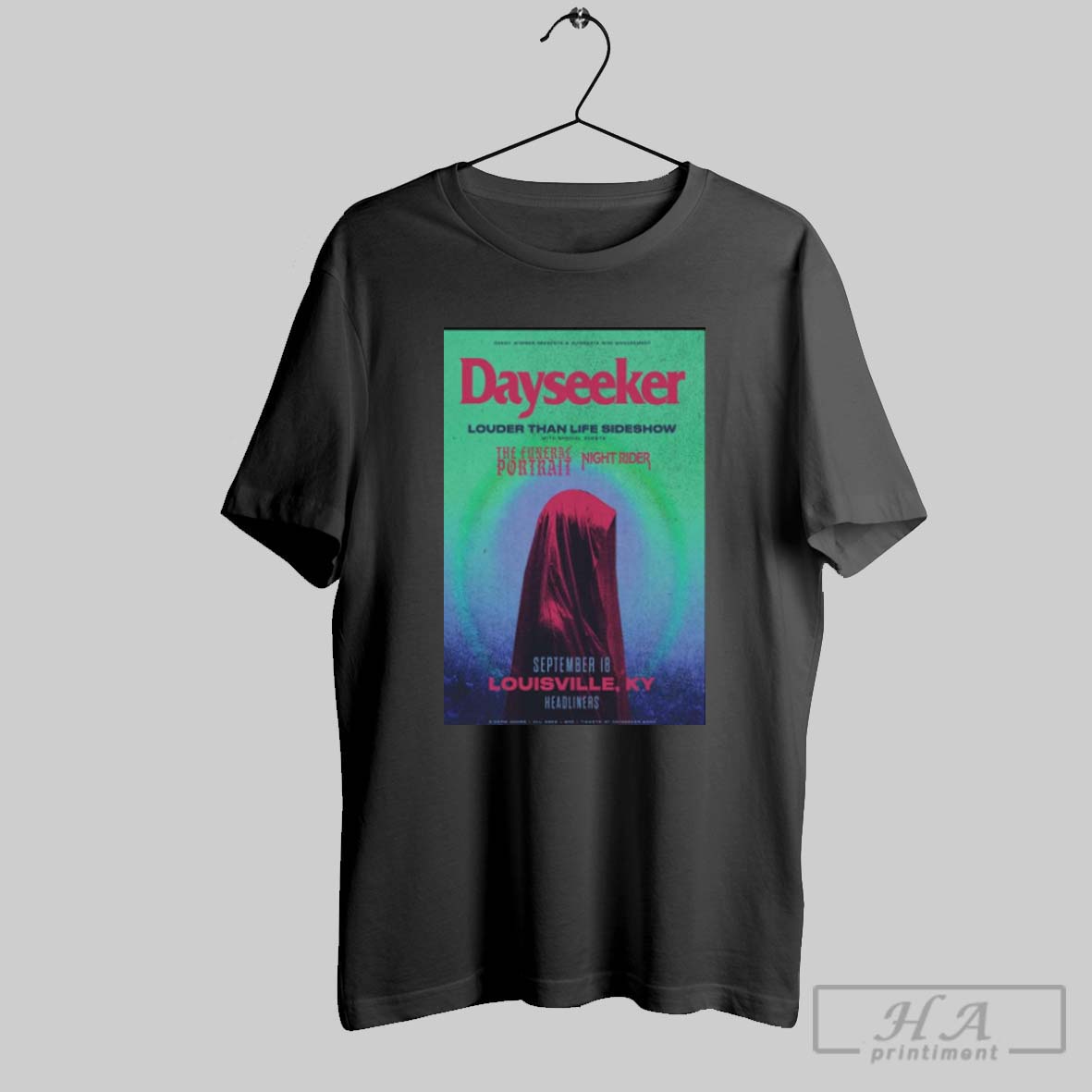 Official Poster Dayseeker Louder Than Life Sideshow September 18 2025 Tour Louisville Ky T Shirt