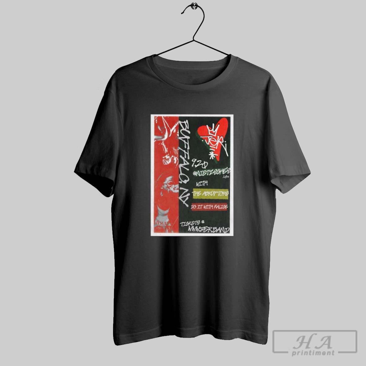 Official Poster Jer Band Nietzsches In Buffalo Ny September 20 2025 T Shirt
