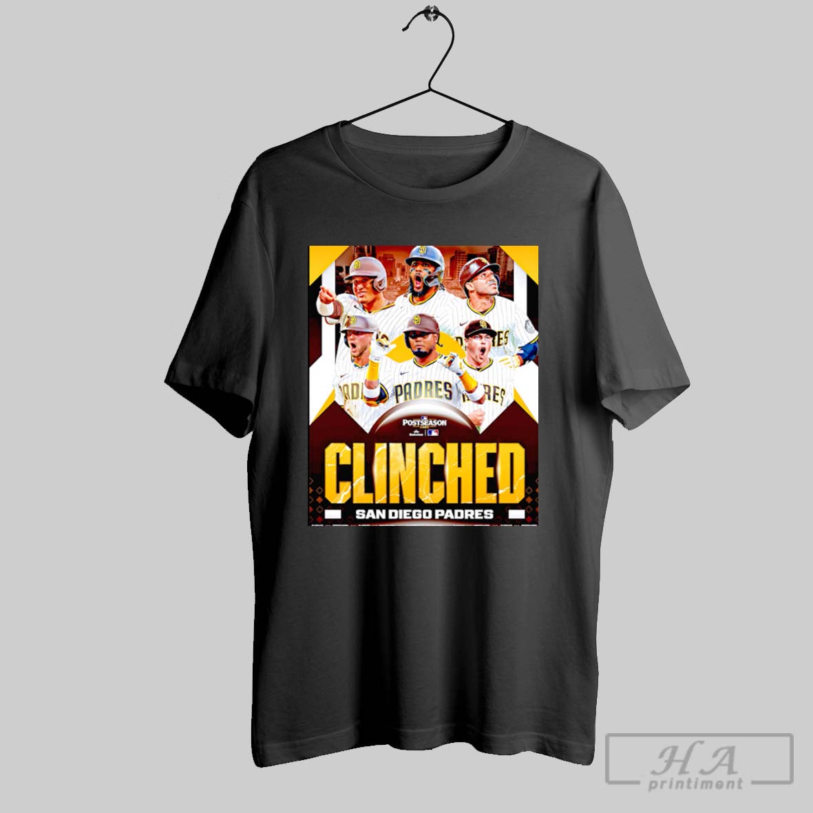 Official Postseason 2025 Clinched San Diego Padres Shirt
