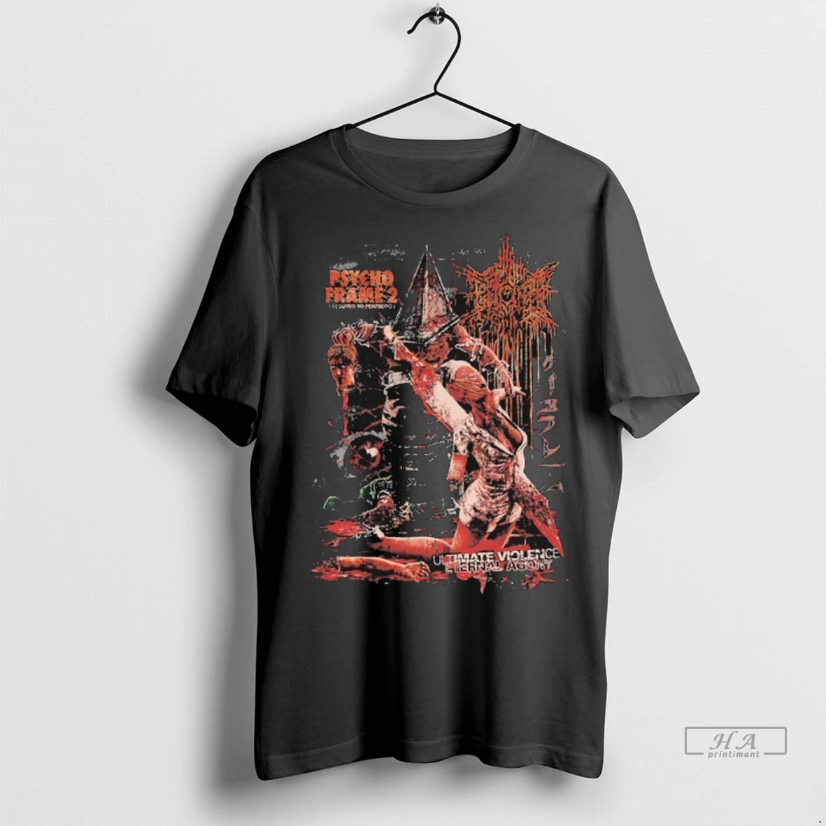 Official Psycho Frame X Silent Hill Ultimate Violence Tshirts Sweater