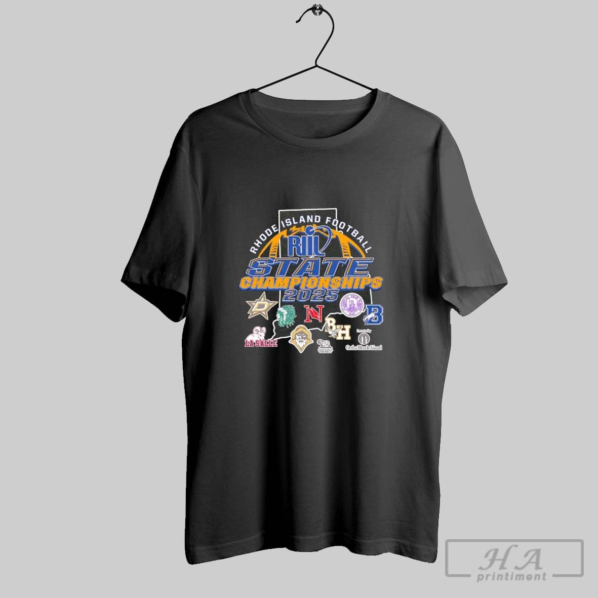 Official Riil Rhode Island Football State Championship 2025 Shirt