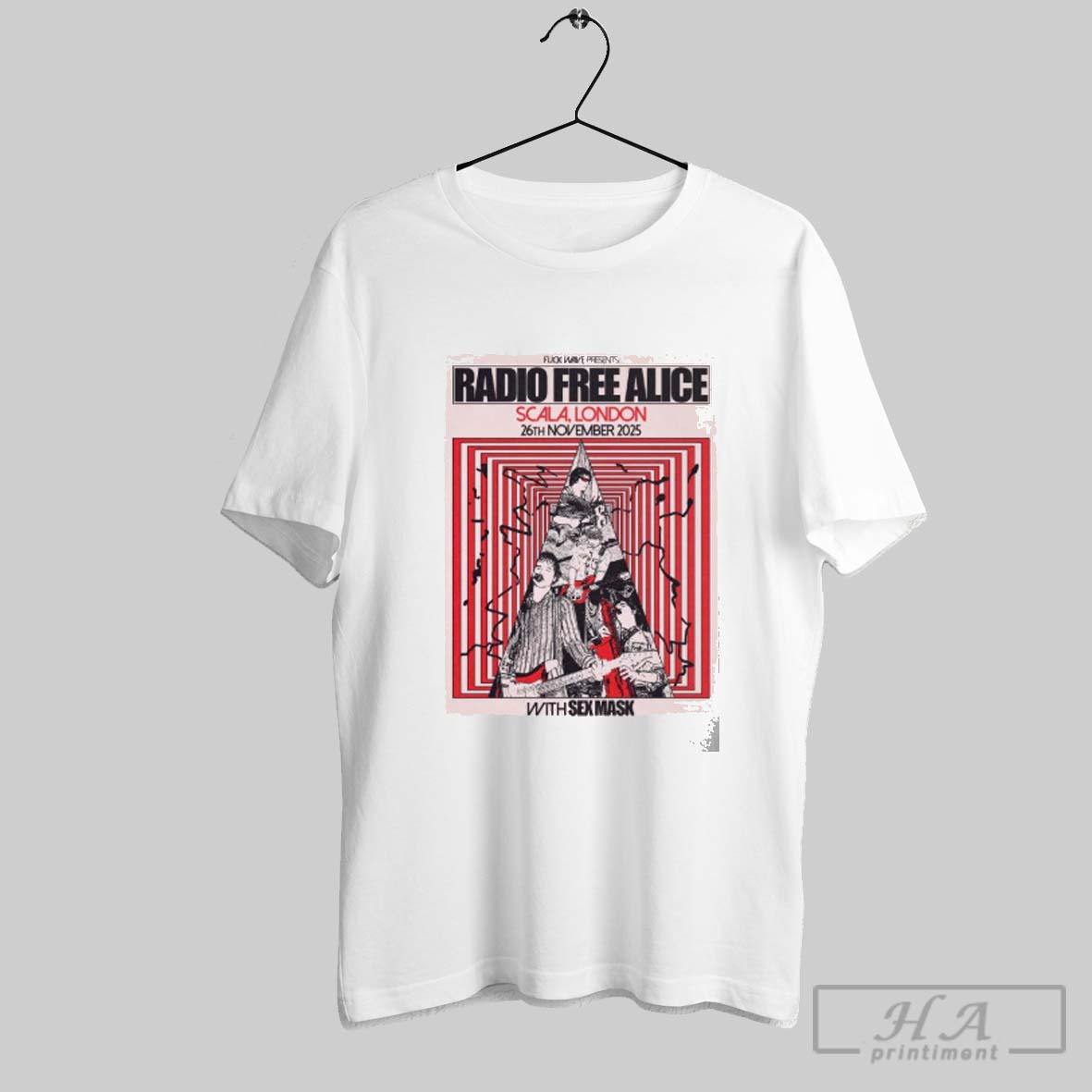 Official Radio Free Alice Scala London 26th Nevomber 2025 Shirt