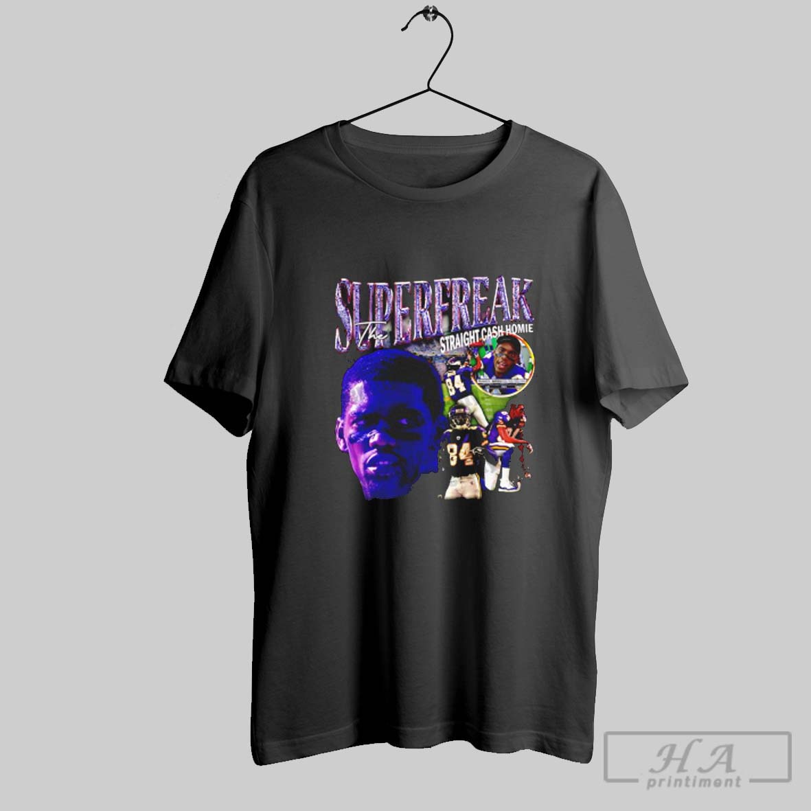 Official Randy Moss Superfreak The Straight Cash Homie Tee Shirt