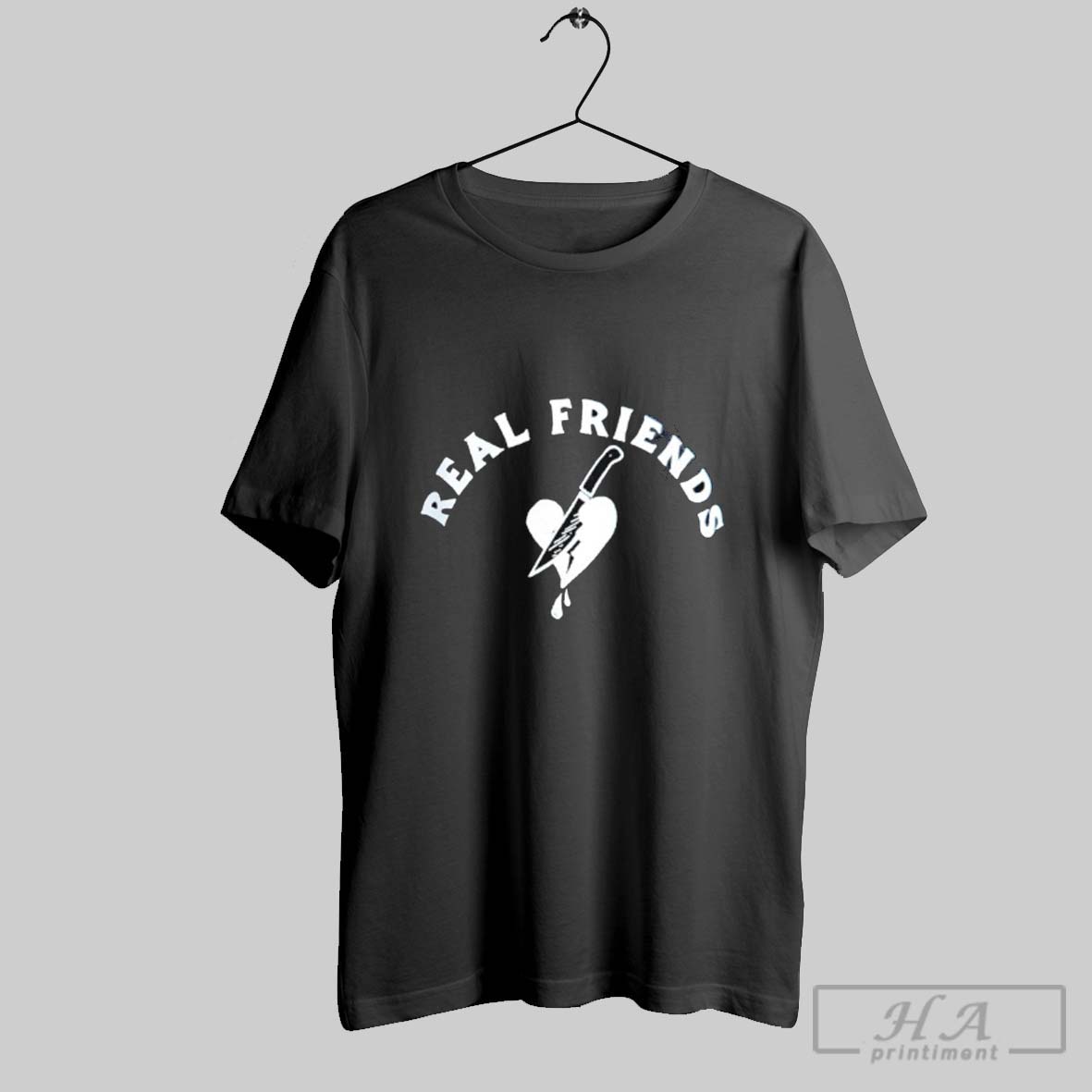 Official Real Friends Knife Heart Shirt