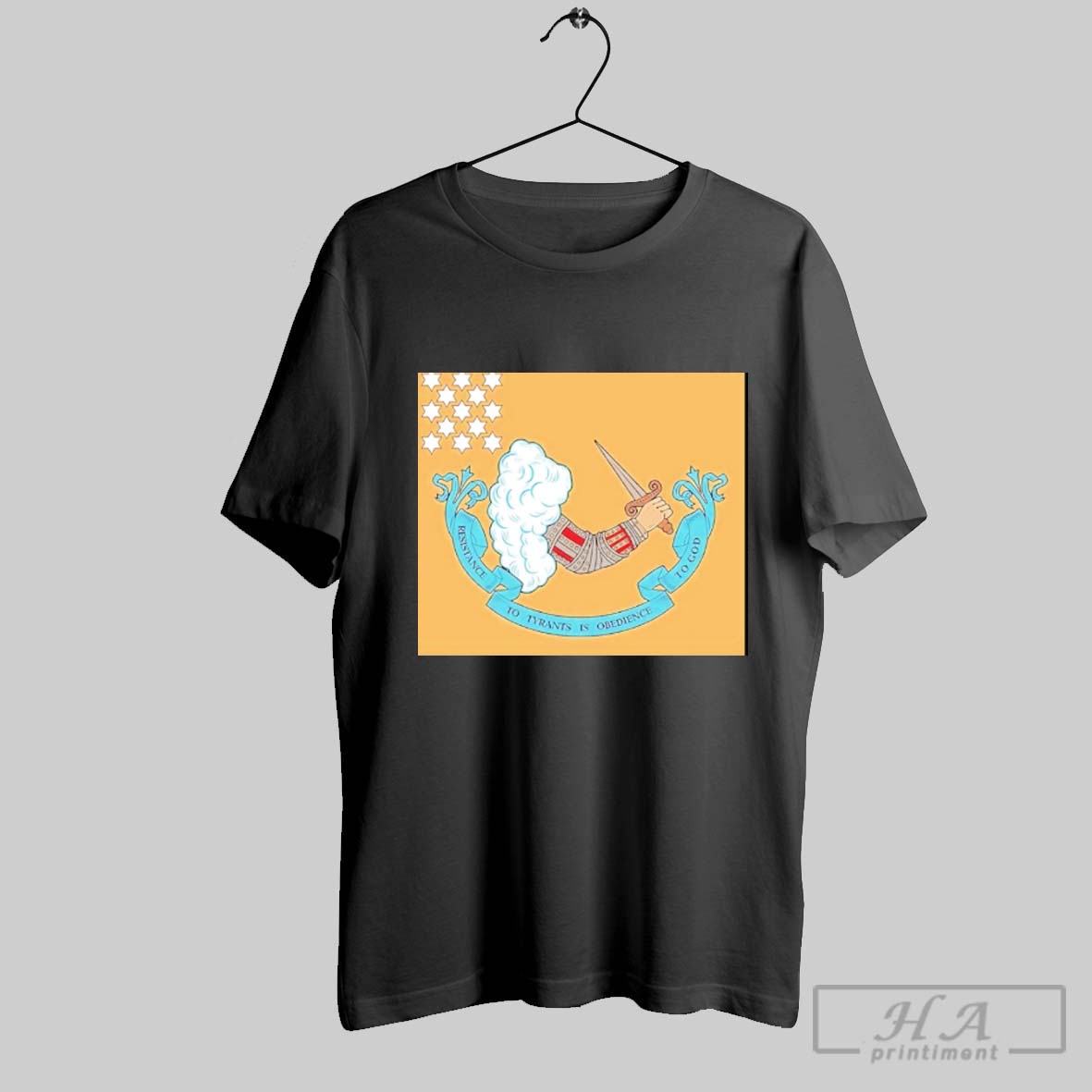 Official Resistance To Tyrants Is Obedience To God Poster Tee Shirt