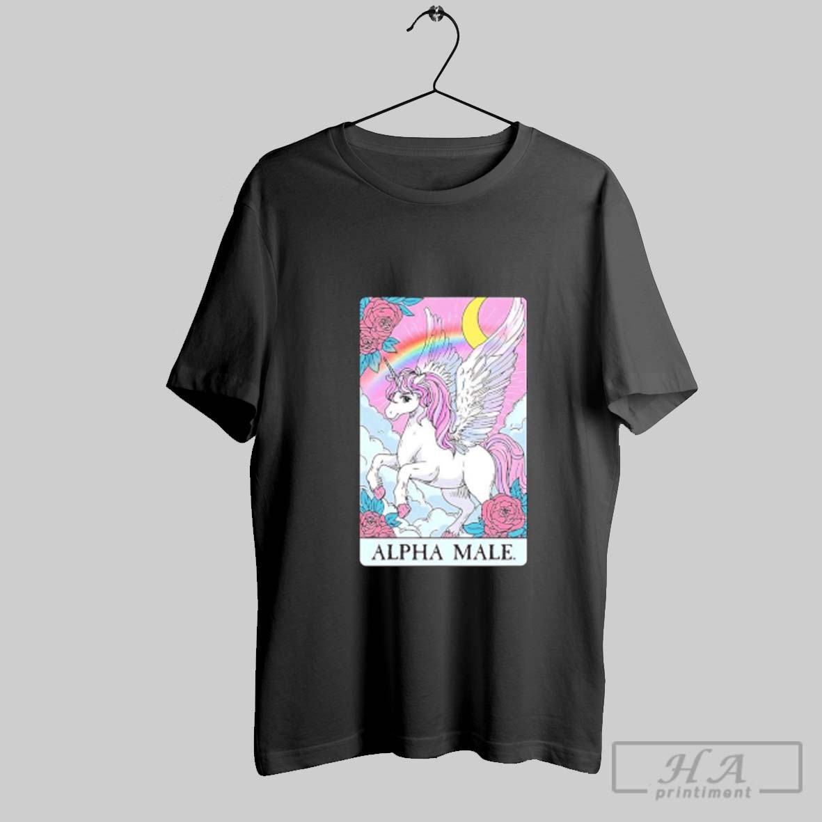 Official Rose Unicorn Alpha Male Tartaros Card Shirt