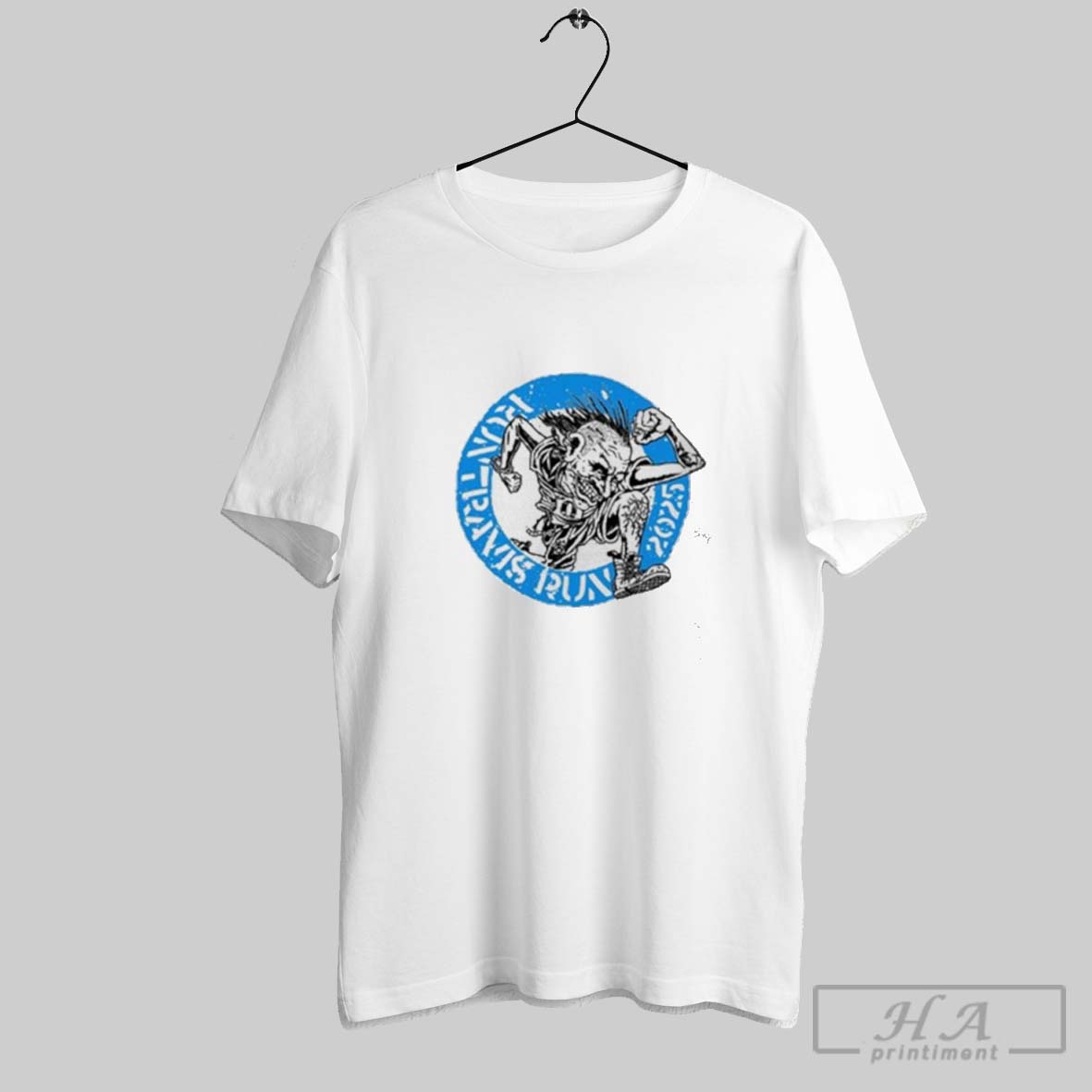Official Run Travis Run Rtr Punk Circle Logo Shirt