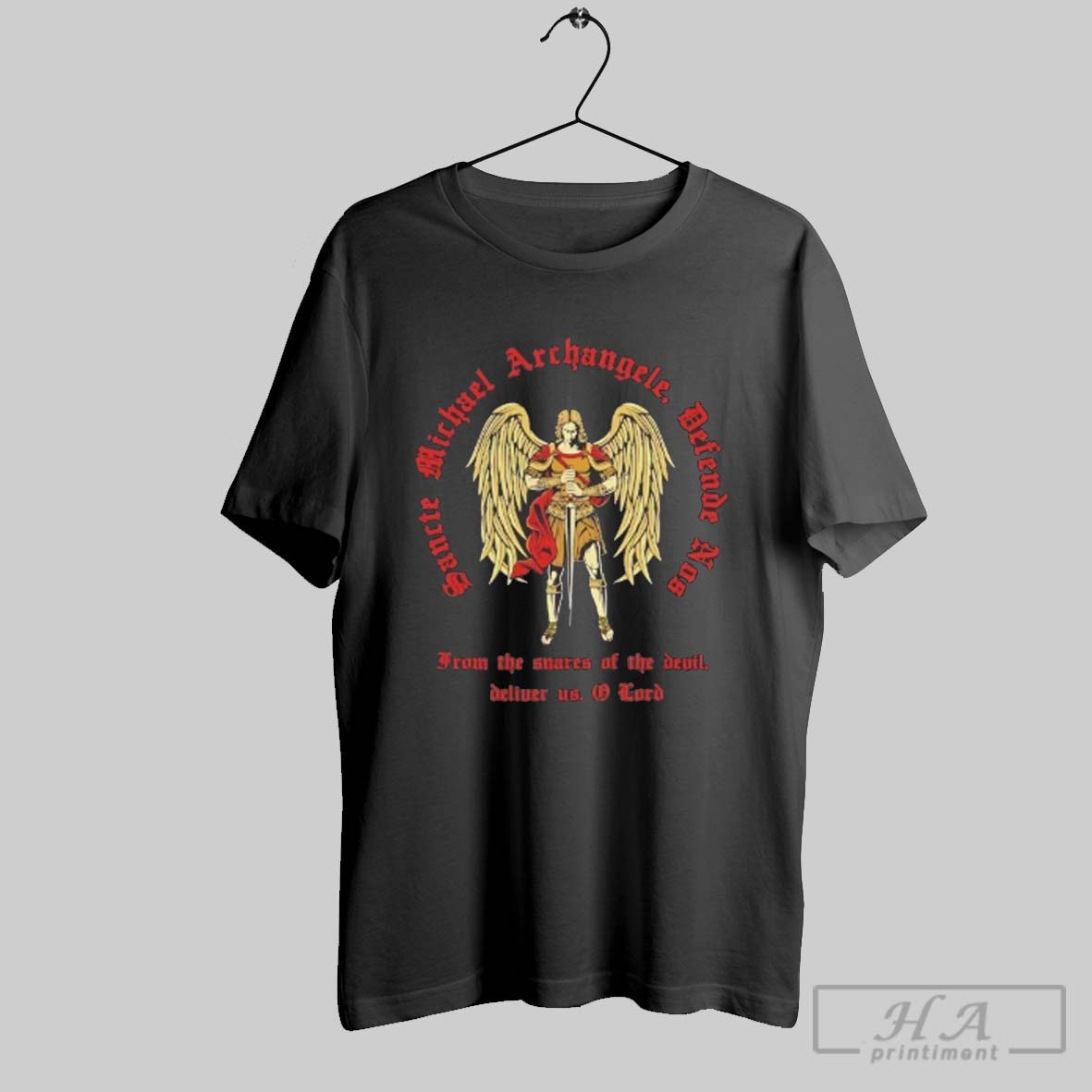 Official Saint Michael Archangele Defende Nos From The Snares Of The Devil Shirt