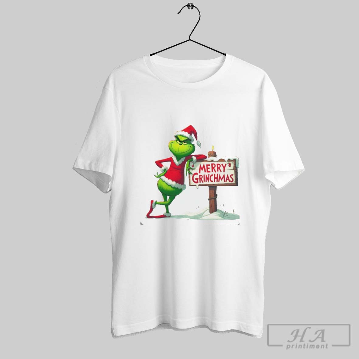 Official Santa Grinch Merry Christmas Shirt