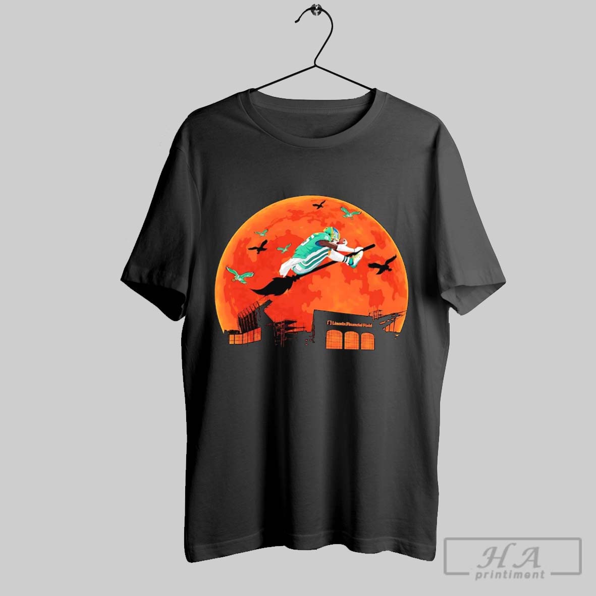 Official Saquon Barkley Backward Hurdle Witch Fly Halloween Shirt