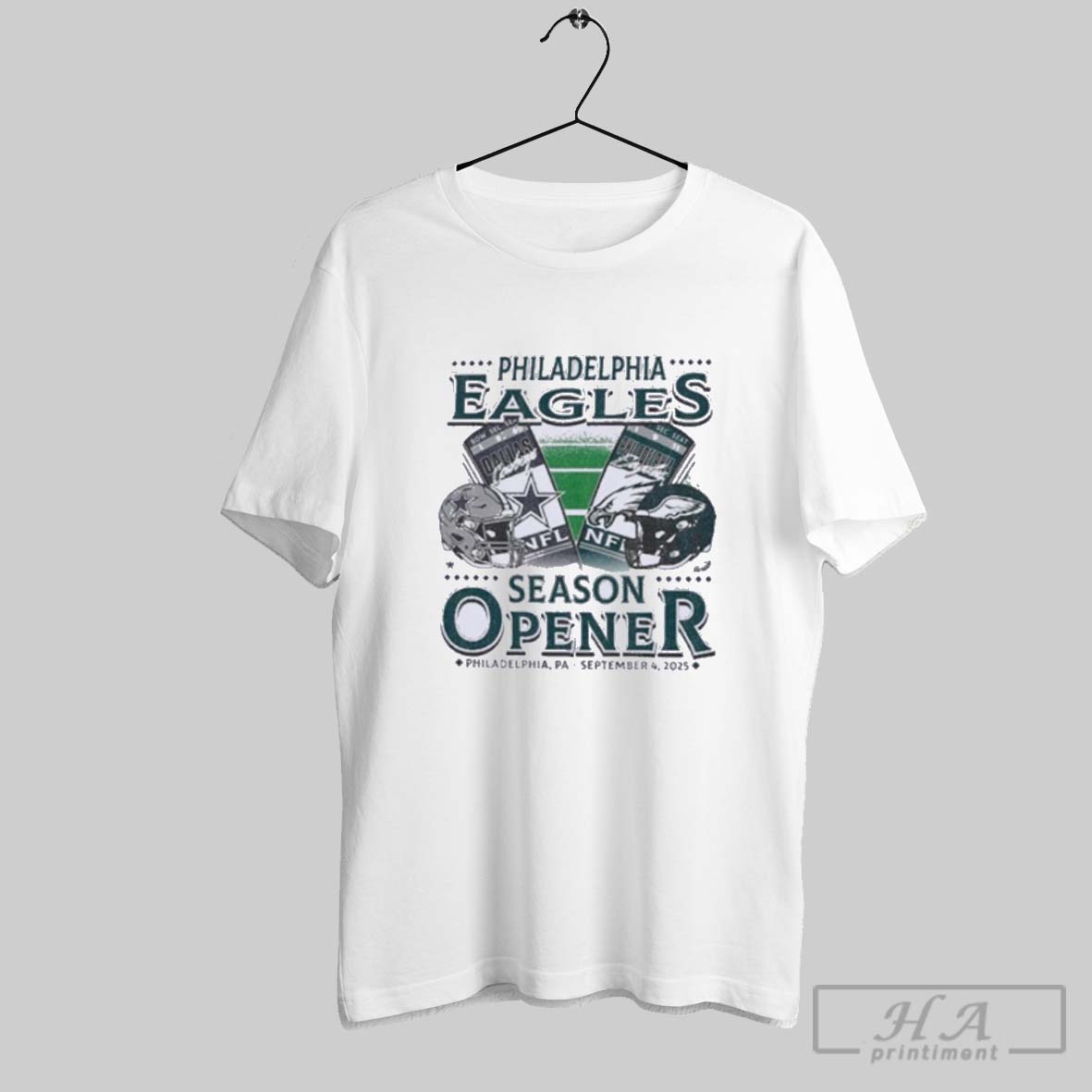 Official Season Opener Eagles Vs Cowboys Philadelphia Pa Sept 4 2025 Gameday Football Shirt Tee Shirt