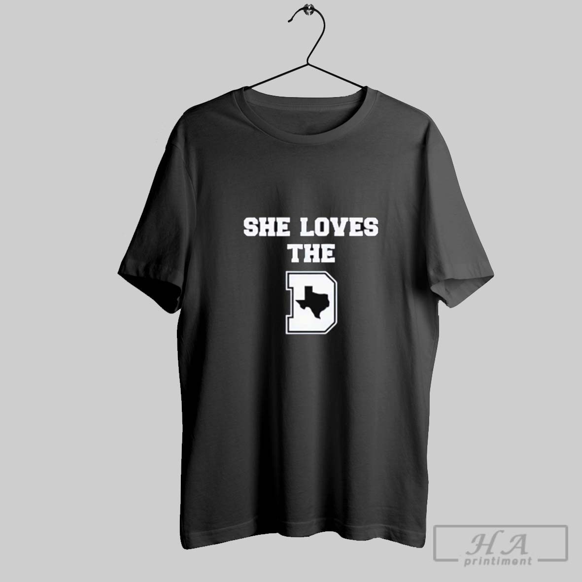 Official She Loves The D Texas Map Shirt