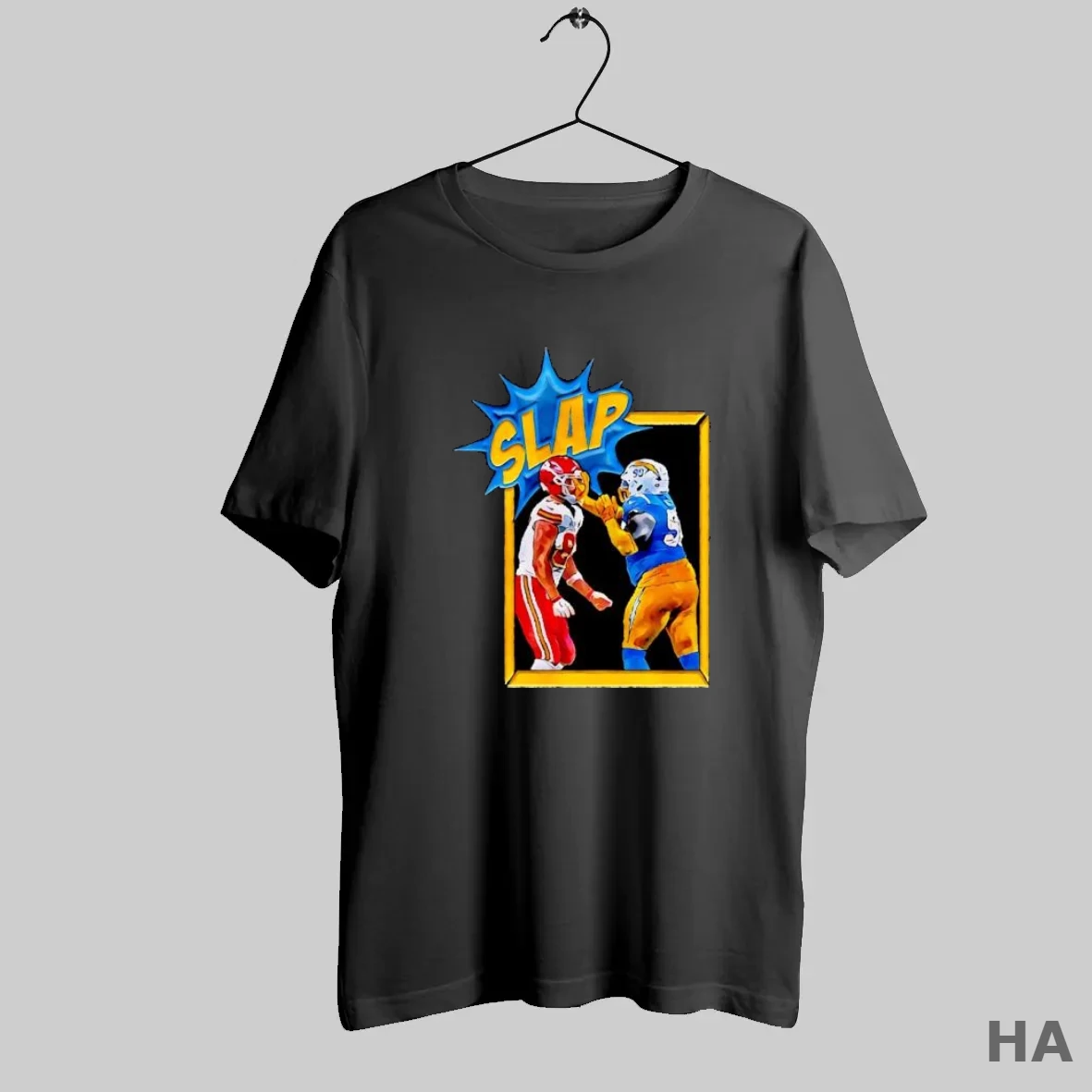 Official Slap Kansas City Chiefs And Los Angeles Chargers Football T Shirt