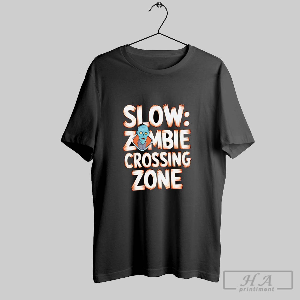 Official Slow Zombie Crossing Zone Shirt