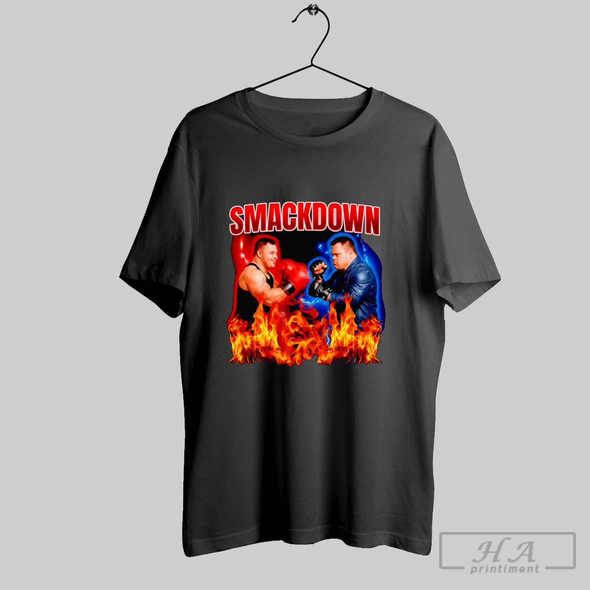 Official Smackdown Boxing Funny Poster Tee Shirt
