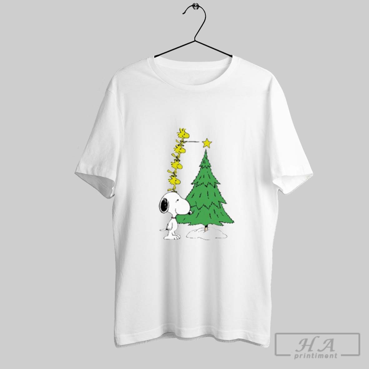 Official Snoopy And Woodstock And Christmas Tree Shirt