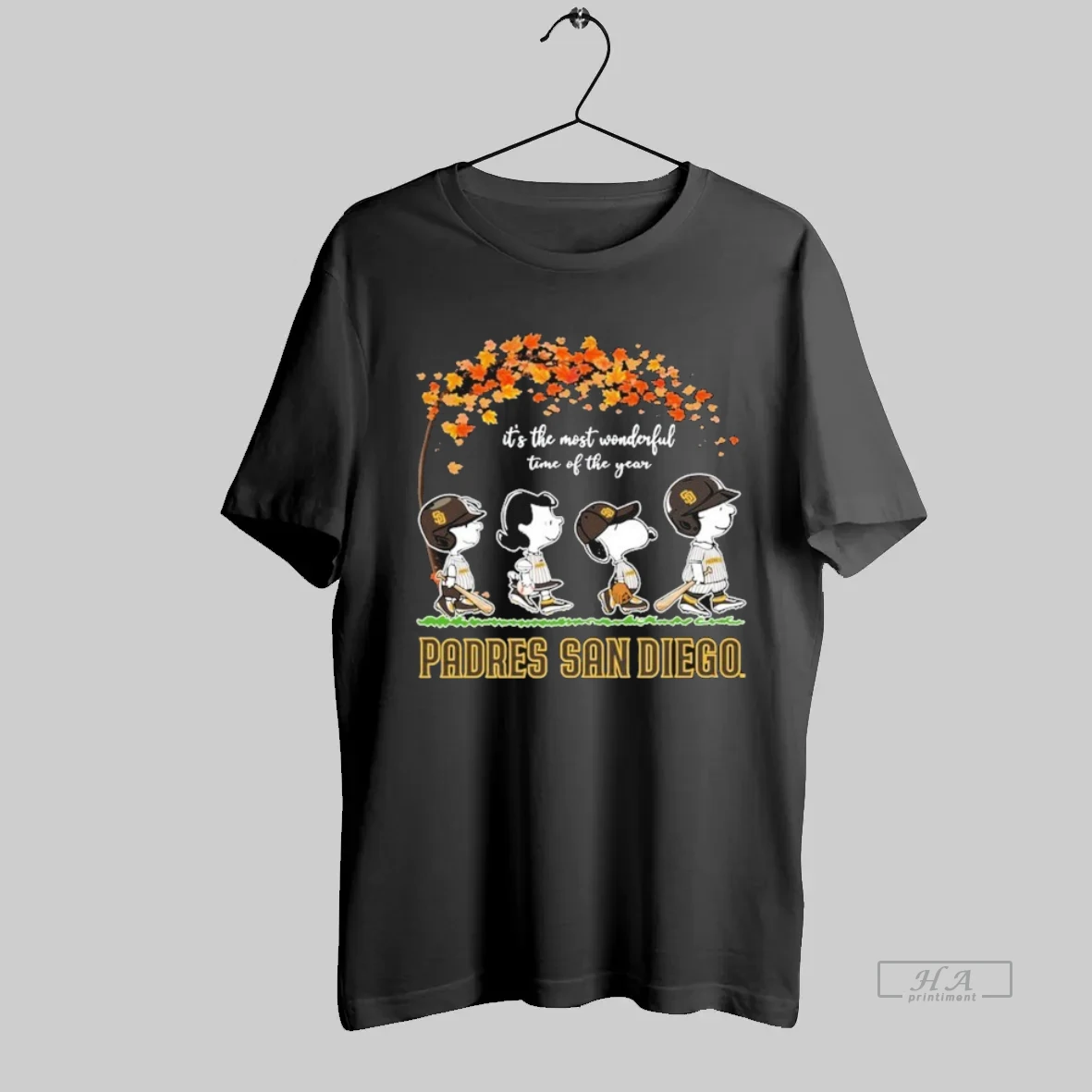 Official Snoopy The Peanuts San Diego Padres Its The Most Wonderful Time Of The Year T Shirt