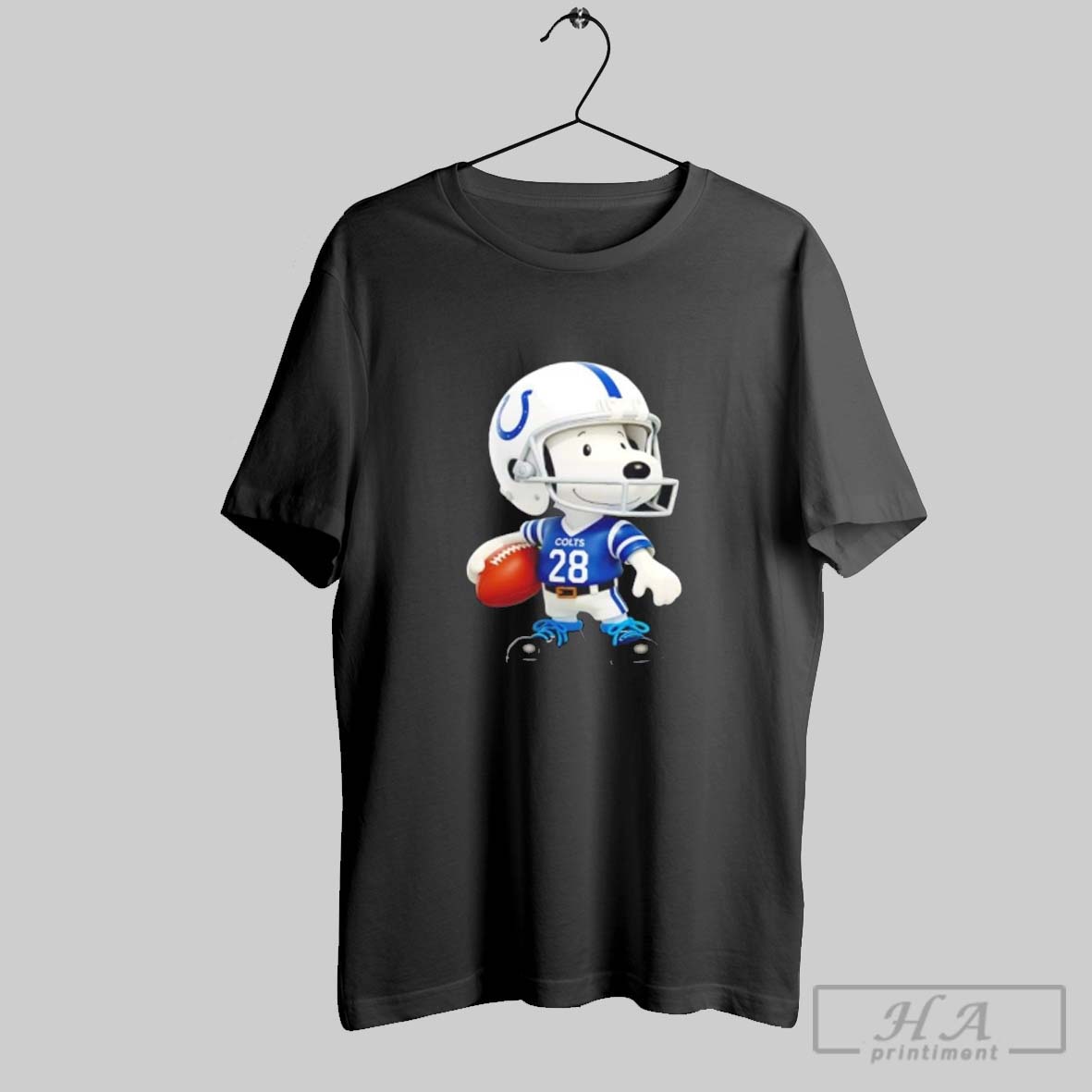 Official Snoopy Wearing Indianapolis Colts Football Shirt