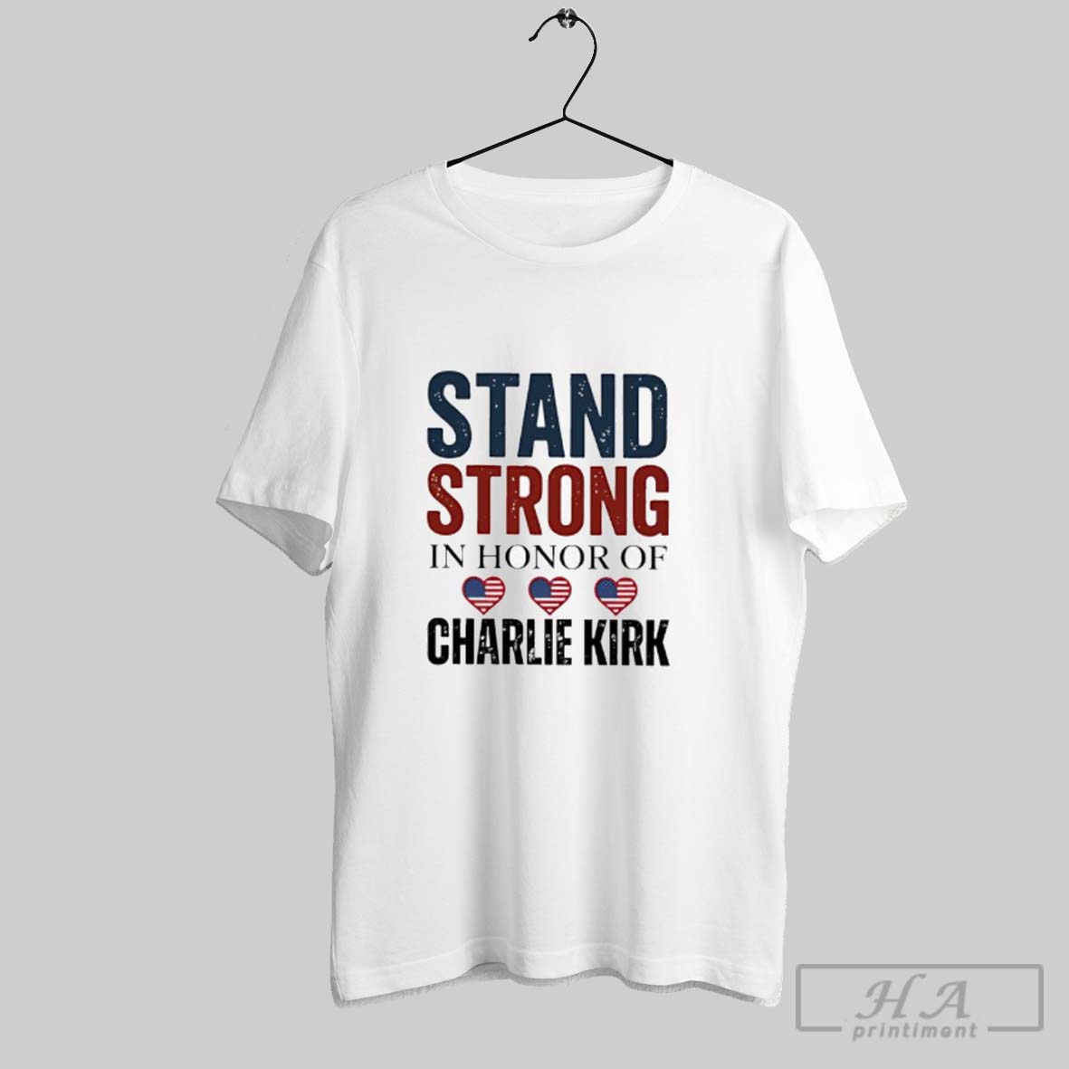 Official Stand Strong In Honor Of Charlie Kirk Classic Ladies Shirt