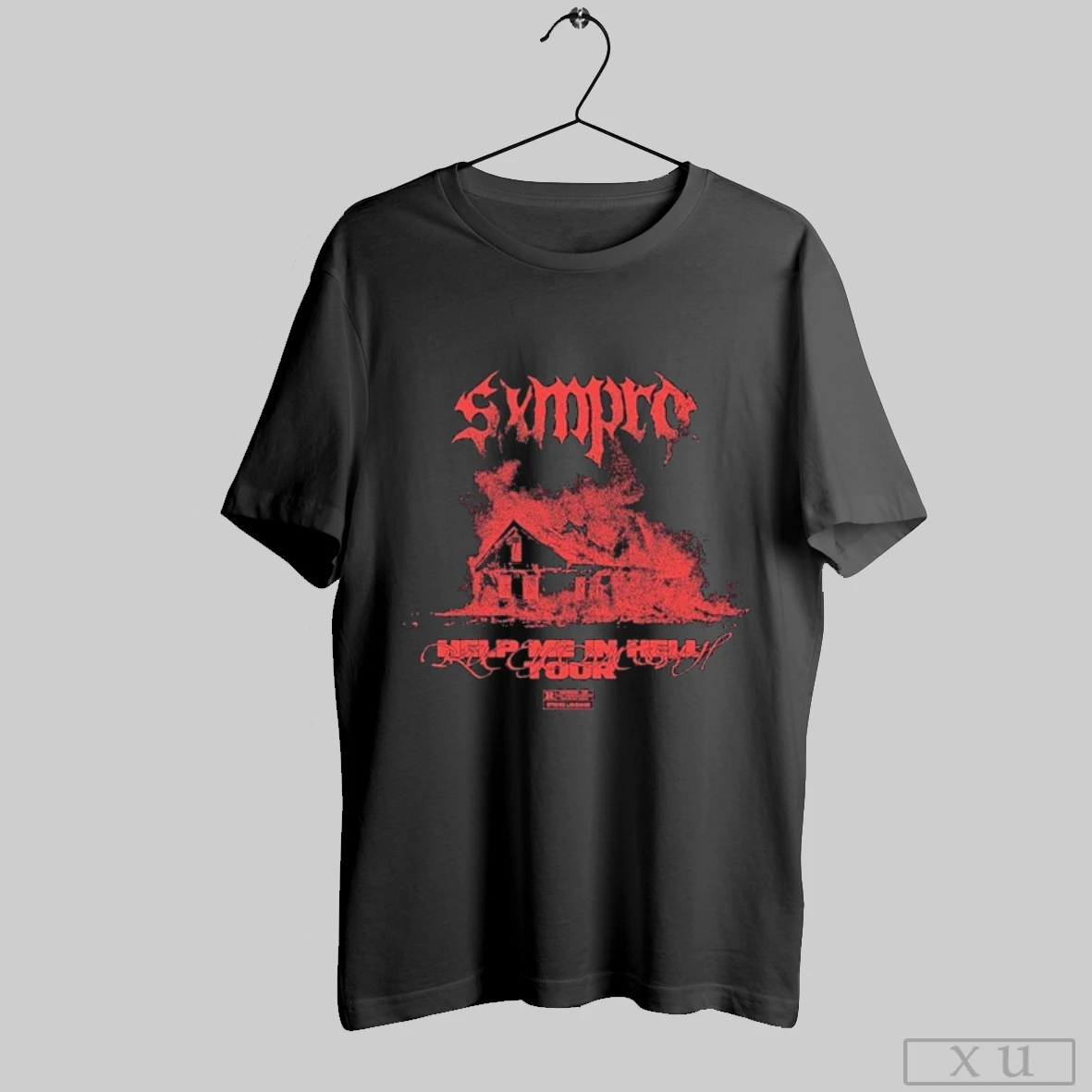 Official Sxmpra Help Me In Hell Tour 2025 House Flames T Shirts T Shirt Hoodie Sweater Longsleeve V Neck