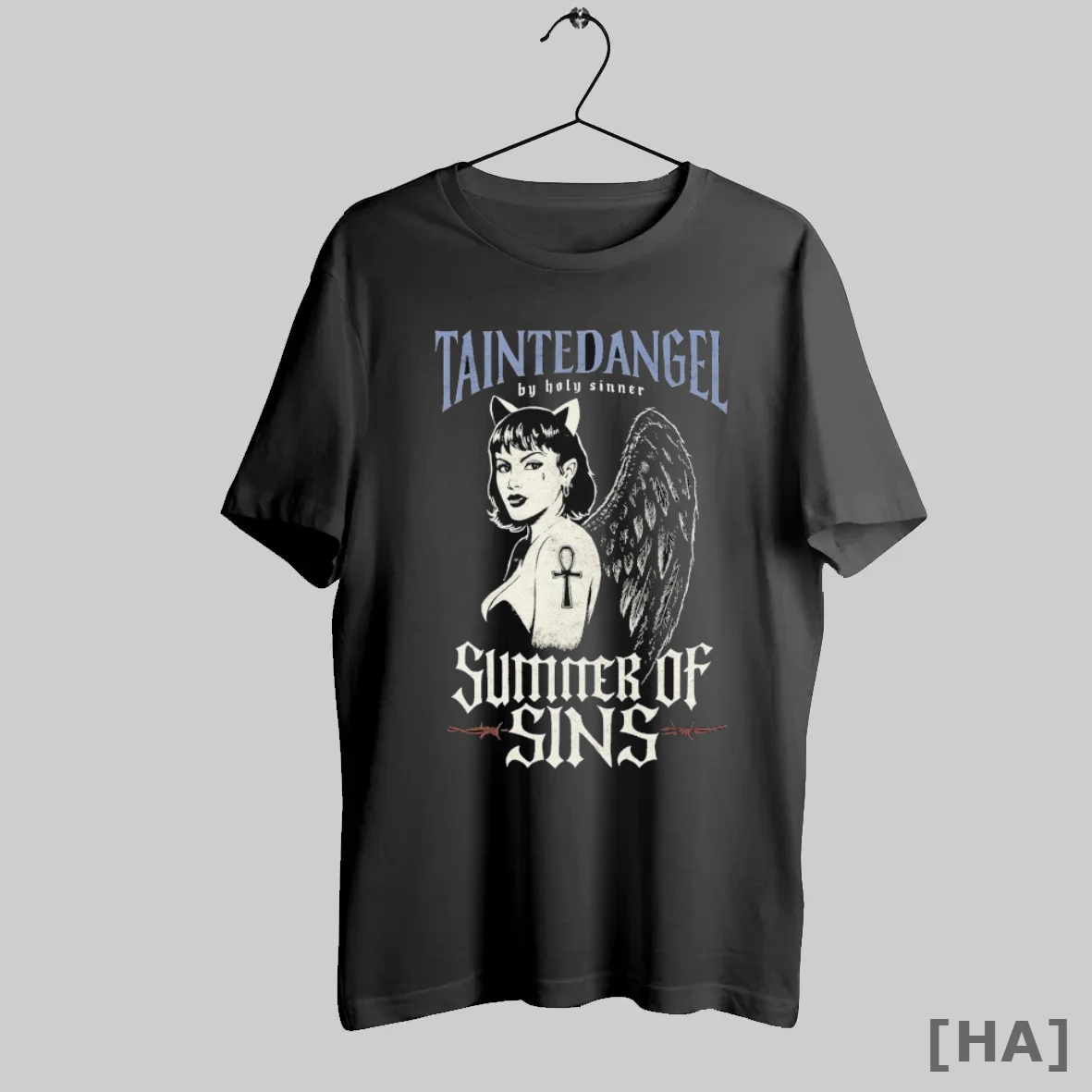 Official Tainted Angel Summer Of Sins Holy Sinner T Shirt