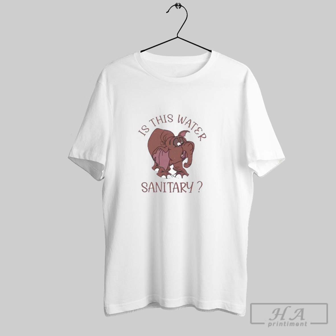 Official Tantor Is This Water Sanitary Retro Safari Distressed Disney Animal Kingdom Shirt