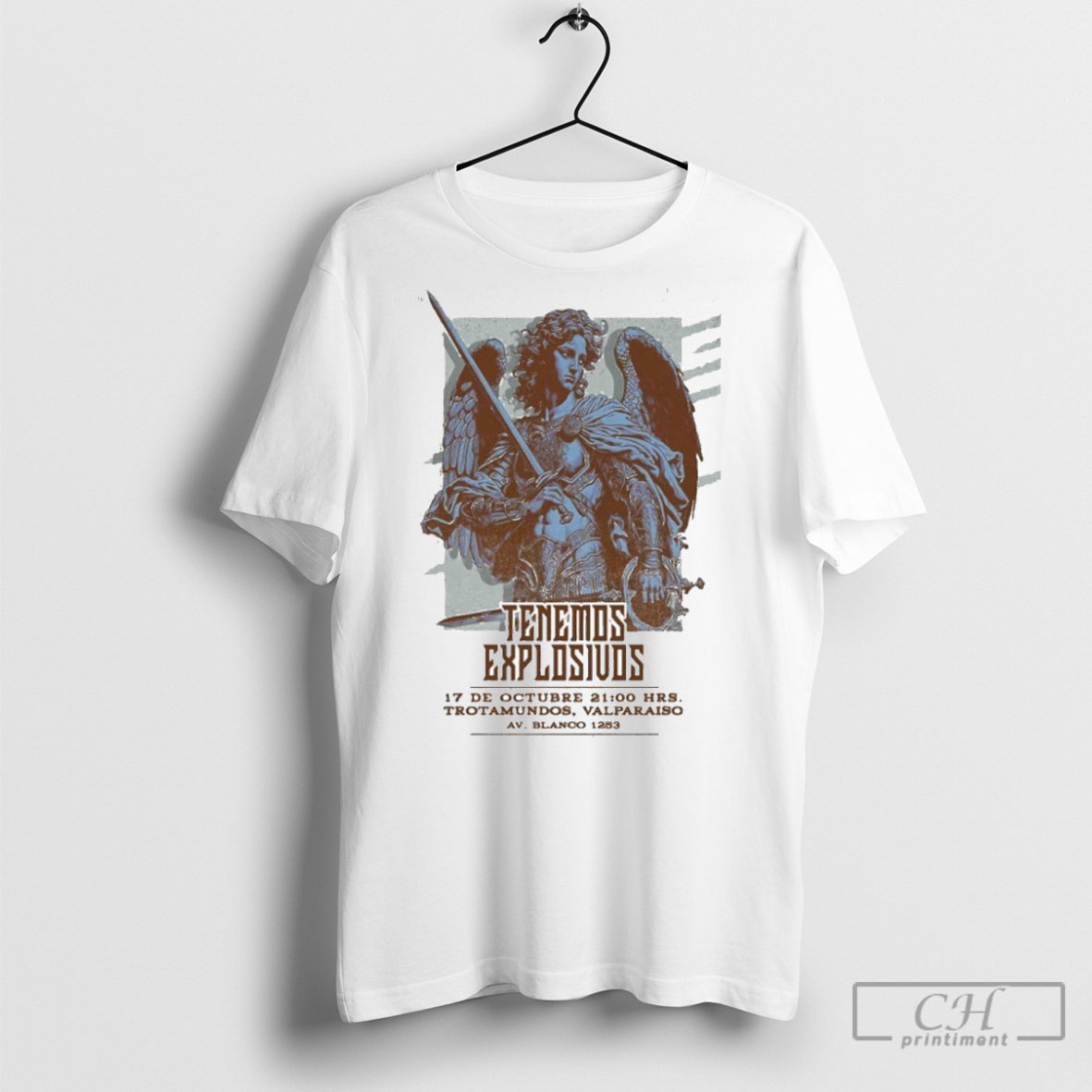 Official Tenemos Explosivos Oct 17 2025 Trotamundos Valparaiso Chile Shirt