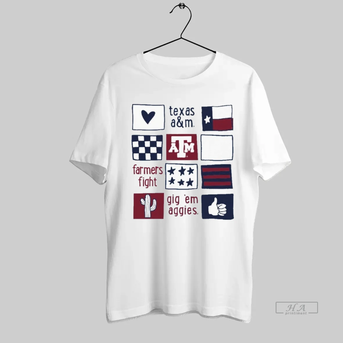 Official Texas Am Aggies Whoop Farmers Fight Gig Em Aggies Drawn Collage T Shirt