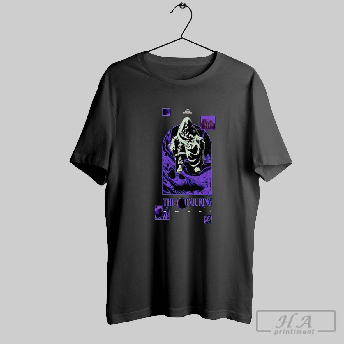 Official The Conjuring Last Rites Evil Loves Innocence Poster Tee Shirt