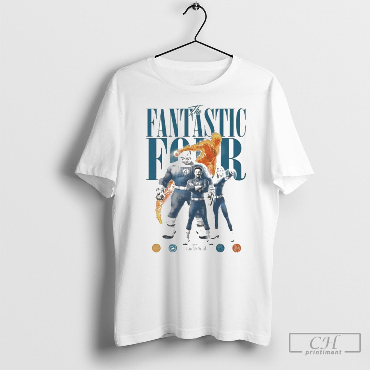 Official The Fantastic 4 First Steps Team Shirt