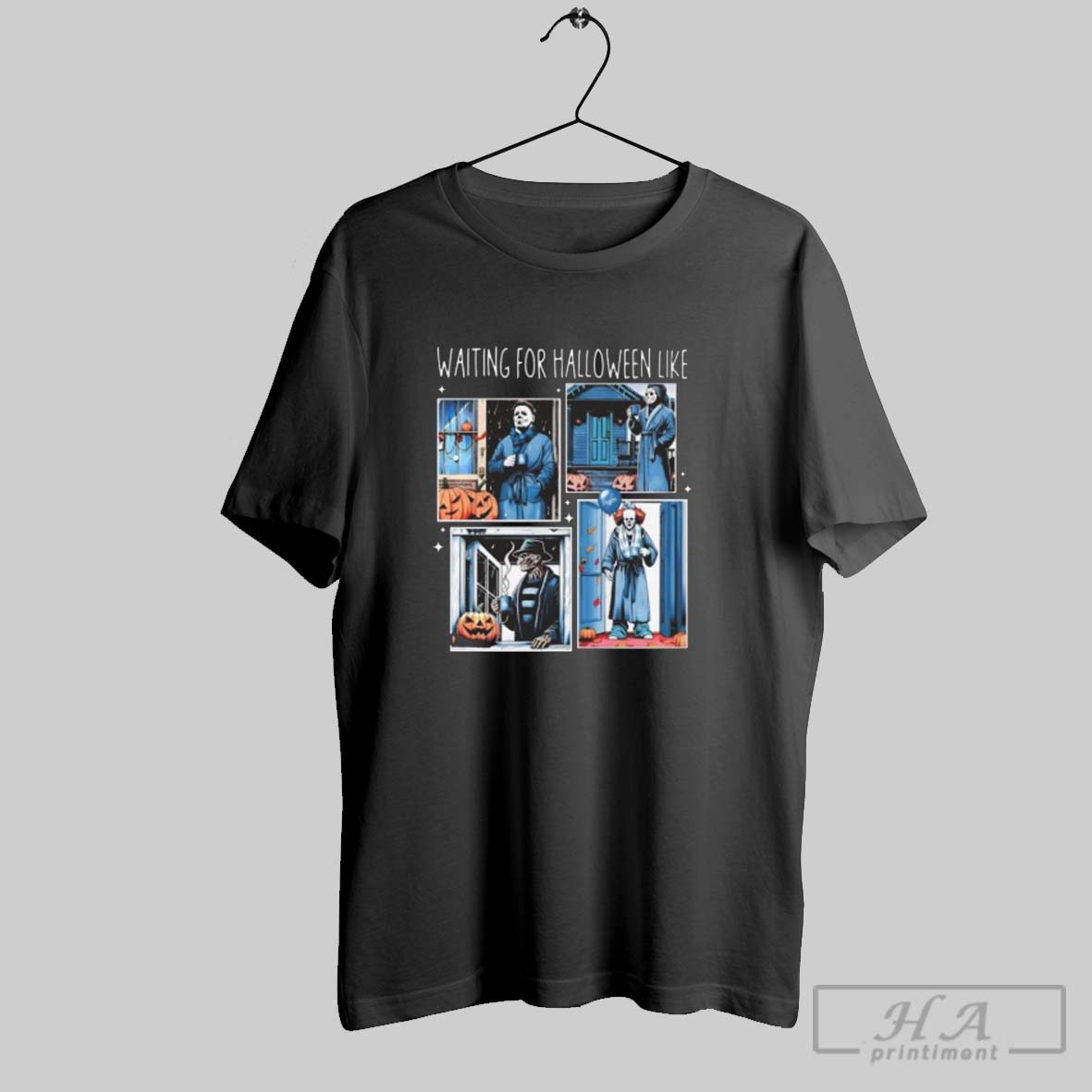 Official The Horror Movie X Los Angeles Dodgers Waiting For Halloween Like 2025 Shirt