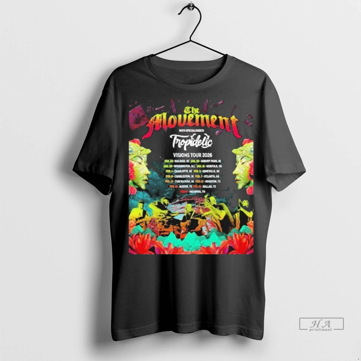 Official The Movement Visions Tour 2026 Dates Tshirts Sweater