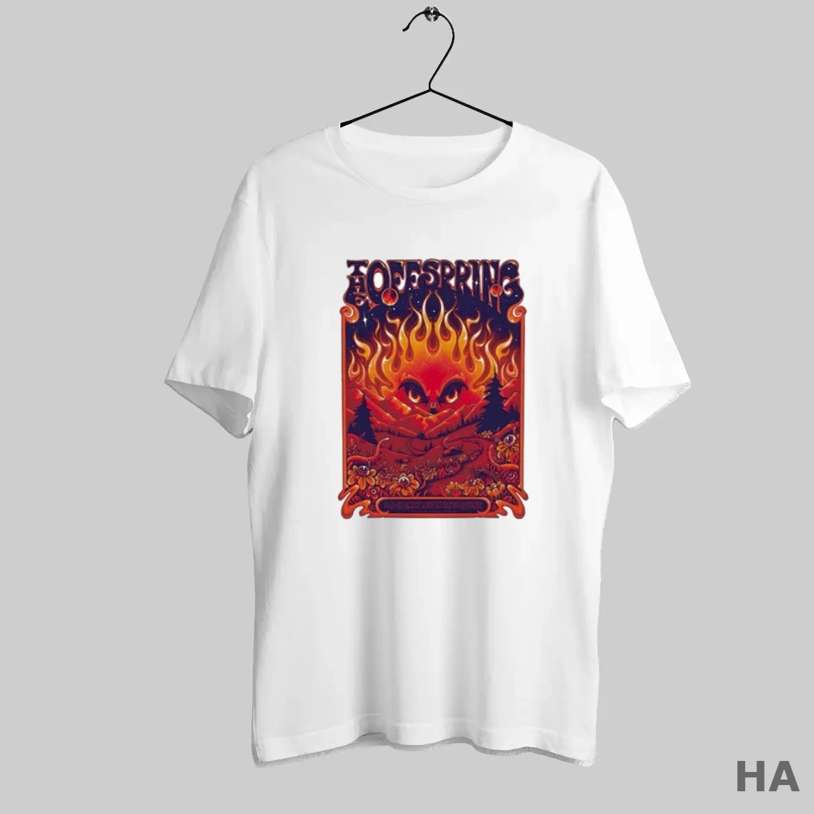 Official The Offspring Sept 6 2025 Utah Tour T Shirt
