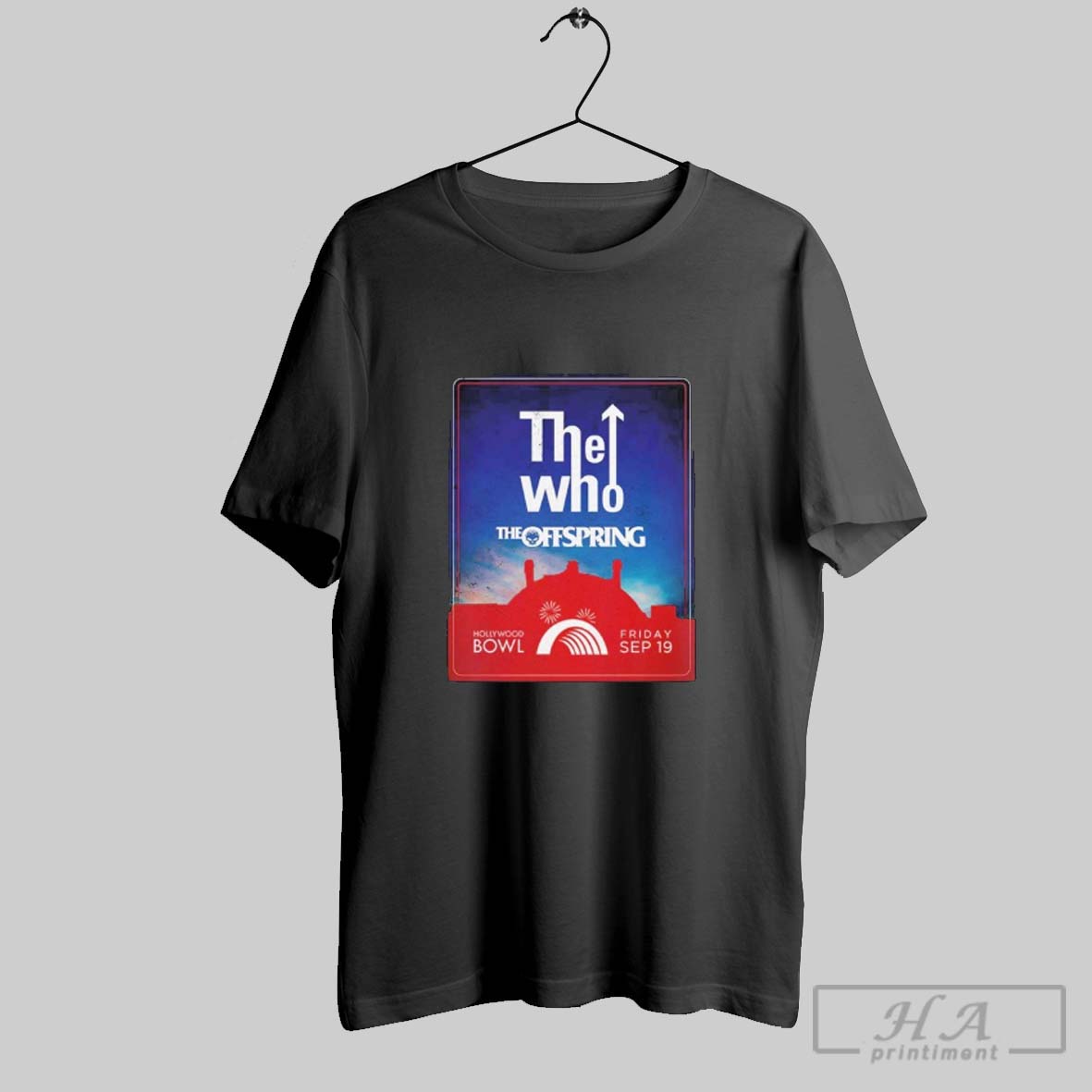 Official The Who X The Offspring Live At Hollywood Bowl On September 19 2025 Shirt