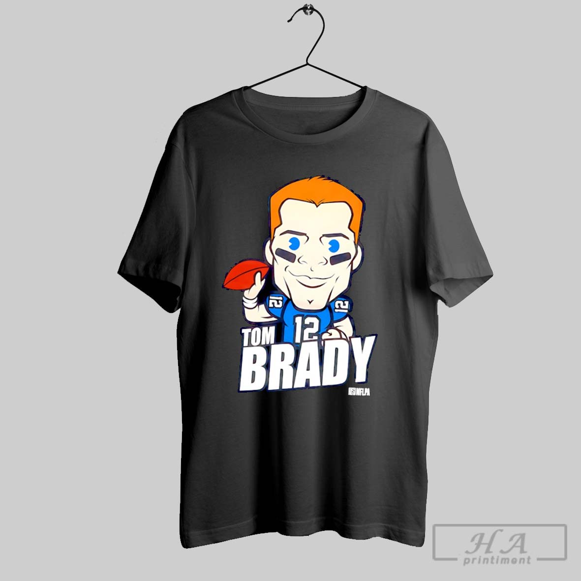 Official Tom Brady New England Patriots Nfl Caricature Tee Shirt