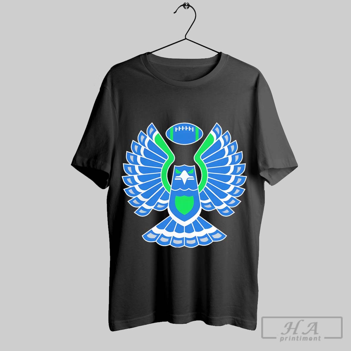 Official Touchdown Hawk Retro Tee Shirt