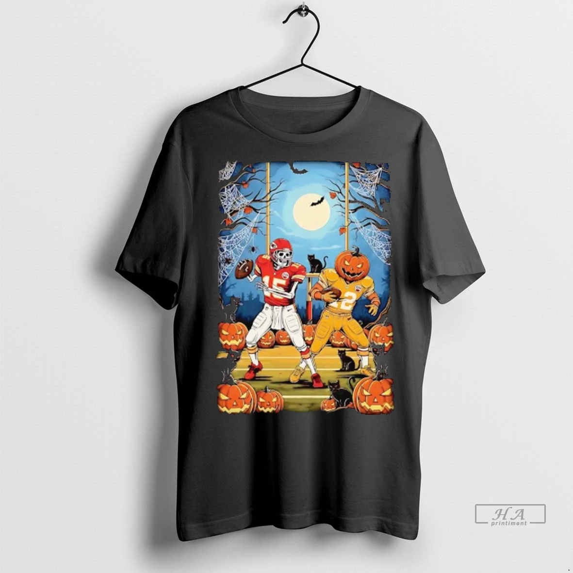 Official Trendy Kc Chiefs Pumpkin Trent Mcduffie And Patrick Mahomes Skeleton Halloween Shirt Sweater