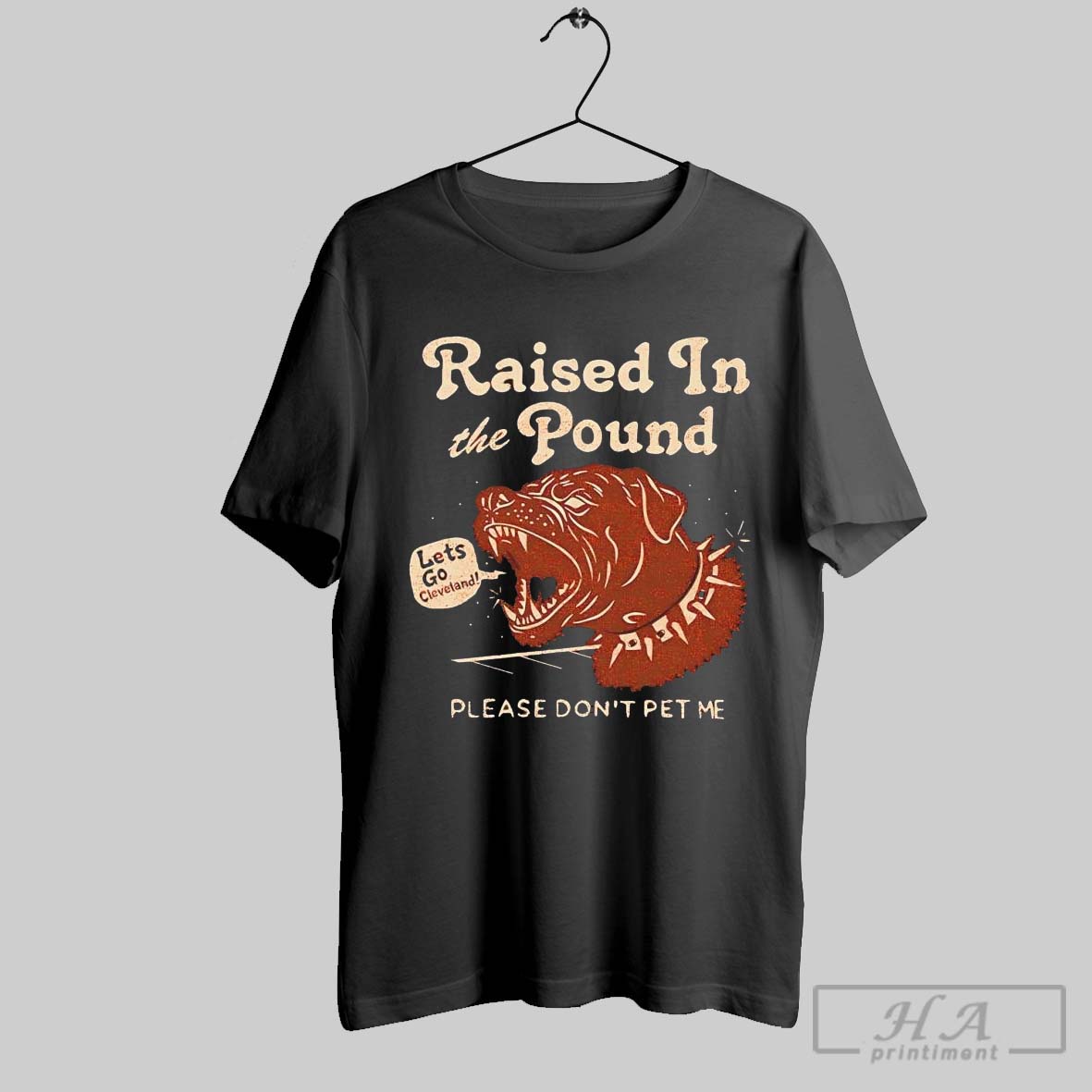 Official Trendy Raised In The Pound Please Dont Pet Me Graphic Tee Shirt