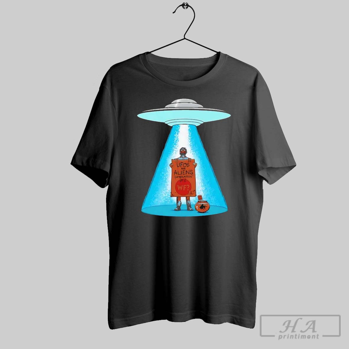 Official Trendy Ufos And Aliens Compilation Graphic Tee Shirt