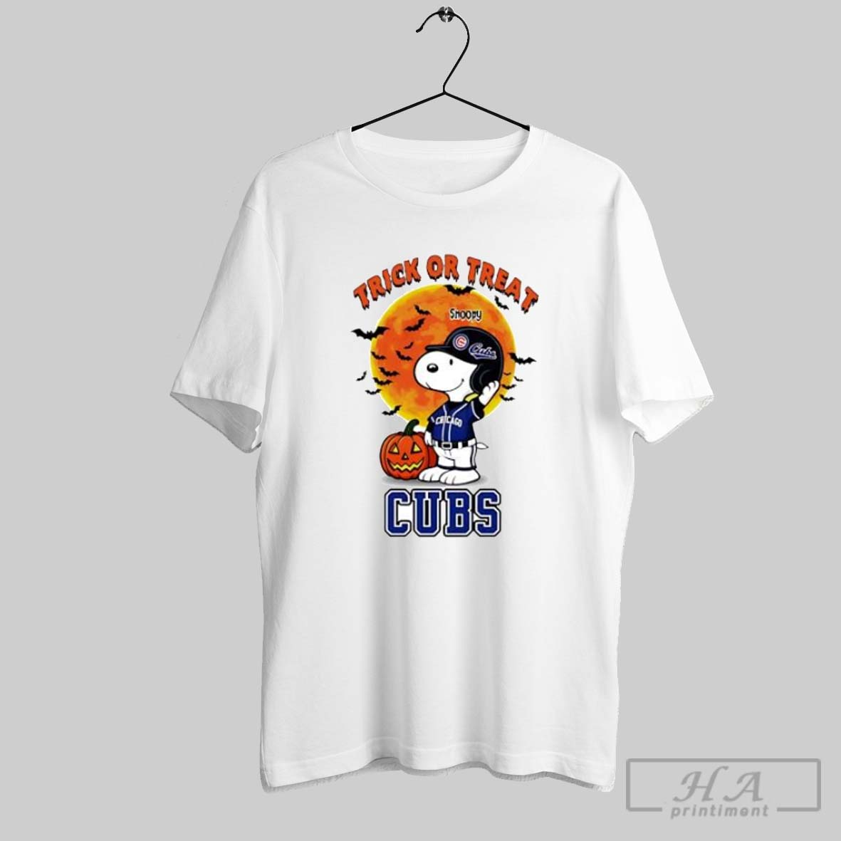 Official Trick Or Treat Chicago Cubs Snoopy Halloween Shirt