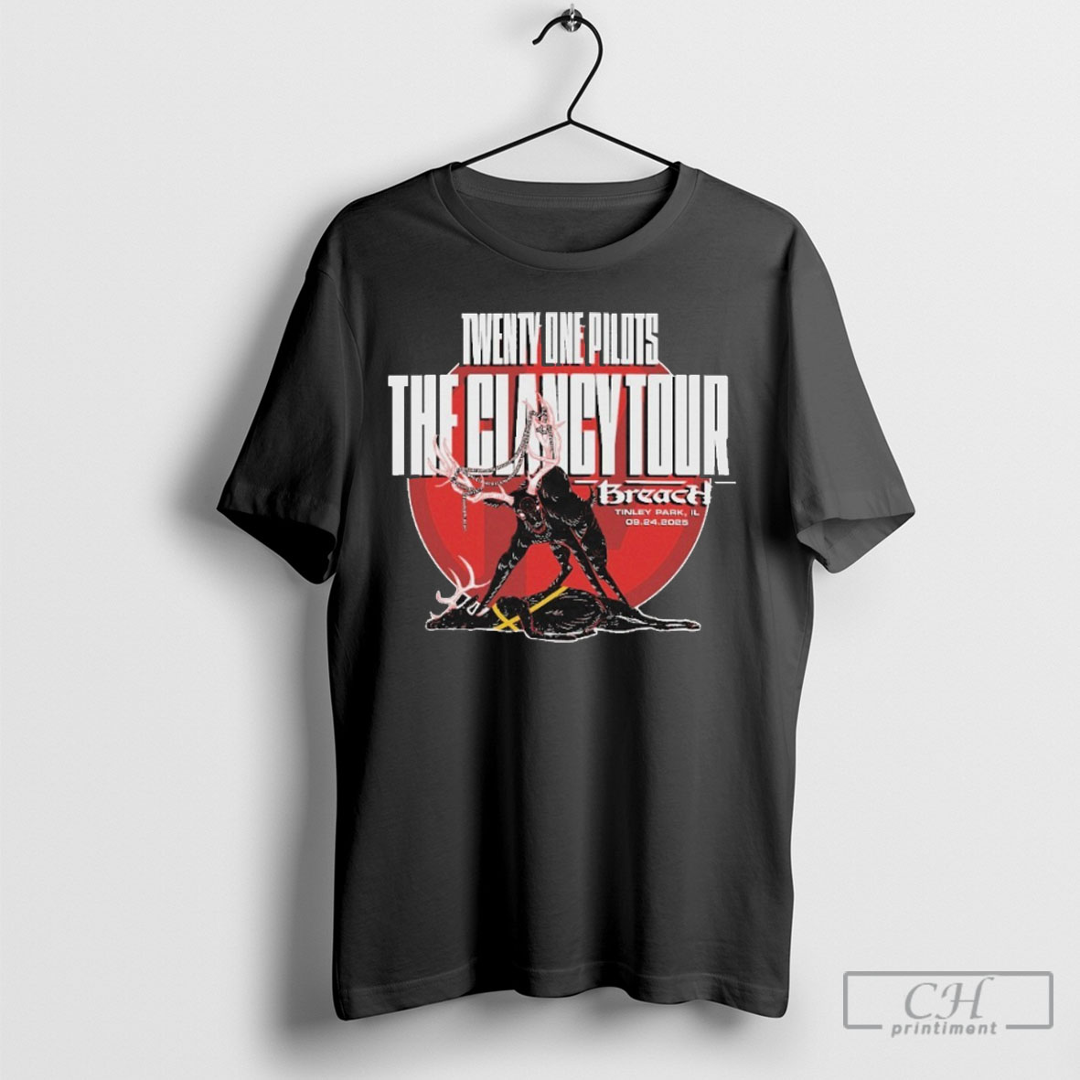 Official Twenty One Pilots The Clancy Tour Tinley Park 2025 Shirt Tee Hoodie
